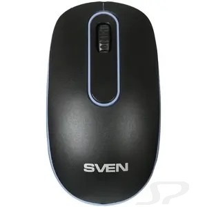Мышь SVEN RX-90 чёрная (2+1кл., 1000 DPI, блист.) - 104686