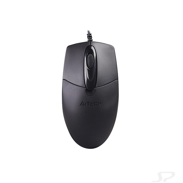 Мышь проводная A4Tech OP-720S black (USB, оптическая, silent, 1200dpi, 2but) (OP-720S) - 105001
