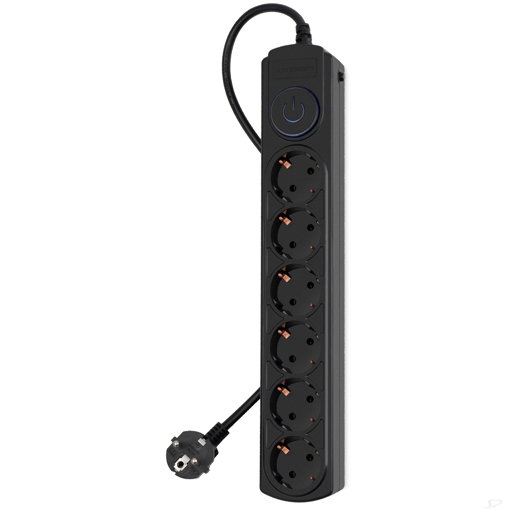 Сетевой фильтр Ippon BK-6-EU-3-10-B, 3м, черный - 105033