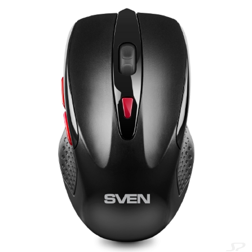 Мышь компьютерная SVEN RX-450W WLS черная, 5+1кл/1200-3200DPI (SV-021825) - 106001