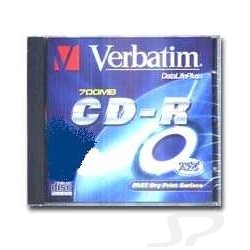 Диск Verbatim 43347 Диски CD-R  700Mb 80 min 48-х/ 52-х Slim case - 16065