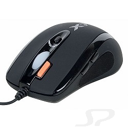 Манипулятор "мышь" A-4Tech A4Tech X 7 -710BK черный USB, 2000dpi, встр. память 16Кб, 1000ГЦ, 7 кнопок. - 7921