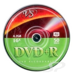LG Диски VS DVD+R 4.7Gb, 16x, Сake Box 50шт. - 31898