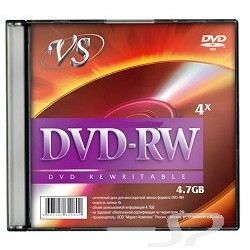VS DVD-RW 4,7 GB 4x SL/5 (VSDVDRWSL501) - 69847
