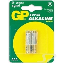 GP Эл. пит.  24A CR2 -UE2 BC2 AAA 2 шт. в уп-ке SUPER - 16842