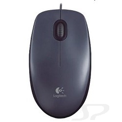 Манипулятор "мышь" Logitech 910-001794  Mouse M90 Optical, USB Dark Grey RTL - 8237