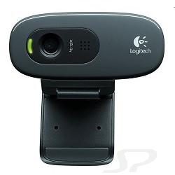 Цифровая камера Logitech 960-000636  HD Webcam C270, USB 2.0, 1280*720, 3Mpix foto, Mic, Black - 9353