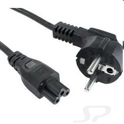Gembird Кабель питания для ноутбуков  1.8м, 3-pin, с зазем., пакет [PC-186-ML12] - 16534