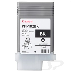 Картридж Canon PFI-102Bk 0895B001 Картридж  Ink Tank PFI-102 Black русифицированная упаковка - 12853