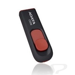 Носитель информации A-DATA USB 2.0  Flash Drive 8Gb [C008] Black-Red - 15115
