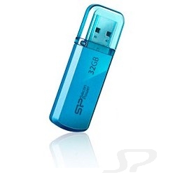 Носитель информации Silicon Power USB 2.0  USB Drive 32Gb, Helios 101 [SP032GBUF2101V1B], Blue - 15257
