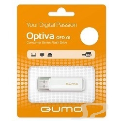 Носитель информации QUMO USB 2.0  16GB Optiva 01 White [QM16GUD-OP1-white] - 15437