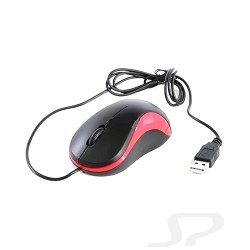 Манипулятор "мышь" Oklick 115S for Notebooks Black/ Red Optical 1000DPI USB - 8529
