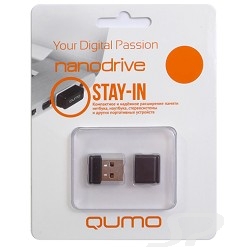 Носитель информации QUMO USB 2.0  32GB NANO [QM32GUD-NANO-W] White - 15415