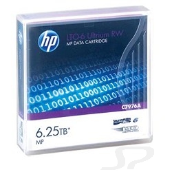 Опция к серверу HP C7976A Картридж данных  LTO-6 Ultrium 6,25 ТБ MP RW - 20531
