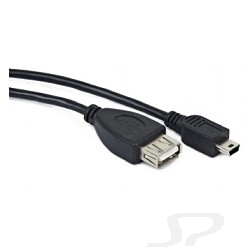Gembird Кабель USB 2.0 OTG / Cablexpert A-OTG-AFBM-002 AF/ Mini-BM, 0.15м, пакет - 16242