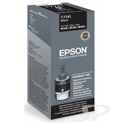 Картридж EPSON C13T77414A Контейнер с черными чернилами M100, M200, M105 - 12525