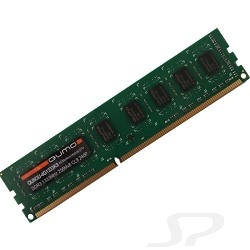 Модуль памяти QUMO DDR3 4GB PC3-12800 1600MHz [QUM3U-4G1600C11/ R] - 4834