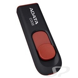 Носитель информации A-DATA USB 2.0  Flash Drive 32Gb [С008] Black-Red - 15129