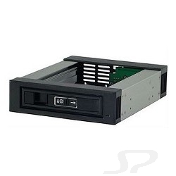 Опции к серверам Procase Hot-swap корзина L3-101-SATA3-BK 1 SATA3/ SAS 6Gb, черный, с замком, hotswap aluminium mobie rack module 1x5,25 1xFAN 40x15mm - 20900