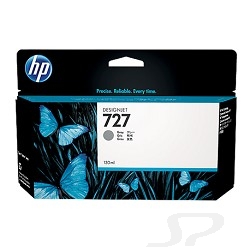 Картридж HP B3P24A  Картридж 727 с серыми чернилами Designjet T920/ T1500, 130 мл - 10578
