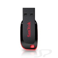 носитель информации USB 2.0 SanDisk USB Drive 64Gb, Cruzer Blade [SDCZ50-064G-B35] - 15573