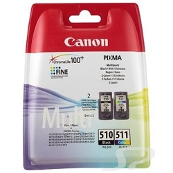 Картридж Canon PG-510/ CL-511 2970B010 Картридж  PG-510/ CL-511 Multipack для PIXMA MP240/ 260/ 480, MX320/ 330 - 12850