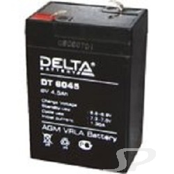 Батарея Delta DT 6045 4.5 Ач, 16В свинцово- кислотный аккумулятор - 31605