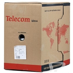 Кабель Telecom Кабель Ultra UTP кат.5e 4 пары 305м  0.40mm CCA - 33562