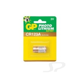 Батарейка Gp Lithium CR123A 1 шт. в уп-ке - 37307