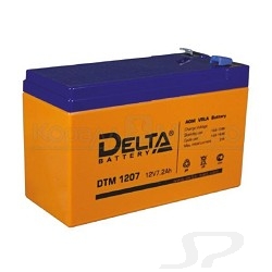 Батарея Delta DTM 1207  7 Ач, 12В свинцово- кислотный аккумулятор - 36640