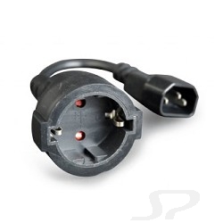 Gembird Удлинительный кабель питания / Cablexpert ,C14 - евро-розетка , PC-SFC14M-01 - 37852