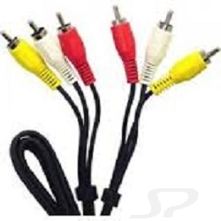 Кабель Rexant 17-0204 Шнур 3х3 RCA 3М - 38508