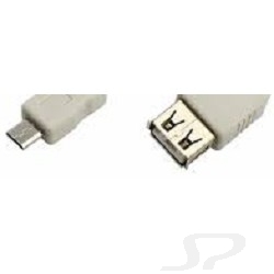 Кабель Rexant 18-1161 Шнур micro USB male - USB-A female  0.2M - 38503