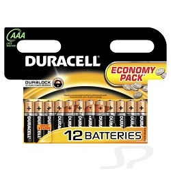 Батарейка Duracell LR03-12BL BASIC AAA 12 шт. в уп-ке - 40266
