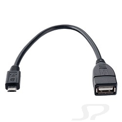 Кабель Perfeo Кабель USB2.0 A розетка - Micro USB вилка OTG , длина 0,2 м. U4202 - 43547