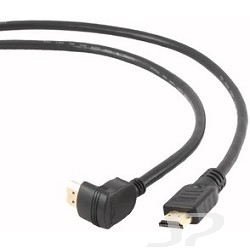 Кабель Bion Cable Bion Кабель HDMI , 1.8м, v1.4, 19M/ 19M, угловой разъем,черный, позол.раз., экран - 44932