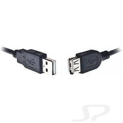 Кабель Bion Cable Bion Кабель USB 2.0 A-A m-f удлинительный 3 м - 44920