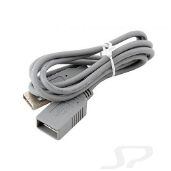 Кабель Bion Cable Bion Кабель USB 2.0 A-A m-f удлинительный 0.75 м - 44925