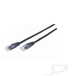 Коммутационный шнур Bion Cable Bion Патч корд UTP кат.5е 0.25м черный - 44965