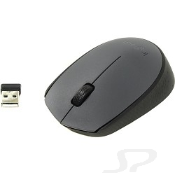 Мышь Logitech 910-004642  Wireless Mouse M170, Grey - 44783