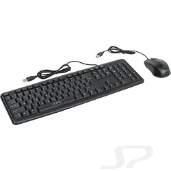 Клавиатура Oklick 600M black USB, Клавиатура + мышь - 47982