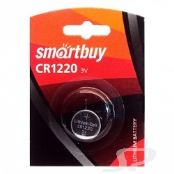 Батарейка Smartbuy CR1220/ 1B 12/ 720  SBBL-1220-1B  1 шт. в уп-ке - 50327