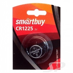 Батарейка Smartbuy CR1225/ 1B 12/ 720  SBBL-1225-1B  1 шт. в уп-ке - 50328
