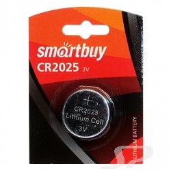 Батарейка Smartbuy CR2025/ 1B 12/ 720  SBBL-2025-1B  1 шт. в уп-ке - 50333