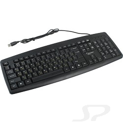 Клавиатура Gembird KB-8351U-BL, черный, USB, 104 клавиши - 50763