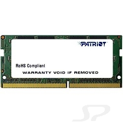 Модуль памяти Patriot DDR4 SODIMM 8GB PSD48G213381S PC3-17000, 2133MHz, 1.2V - 52787