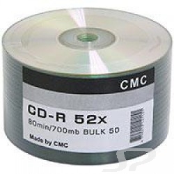 CMC Диски  CD-R 80 52x Bulk/ 50 - 59143