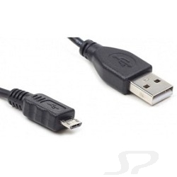 Кабель Gembird Cablexpert Кабель USB 2.0 Pro AM/ microBM 5P, 1м, черный, пакет CC-mUSB2-AMBM-1M - 58761