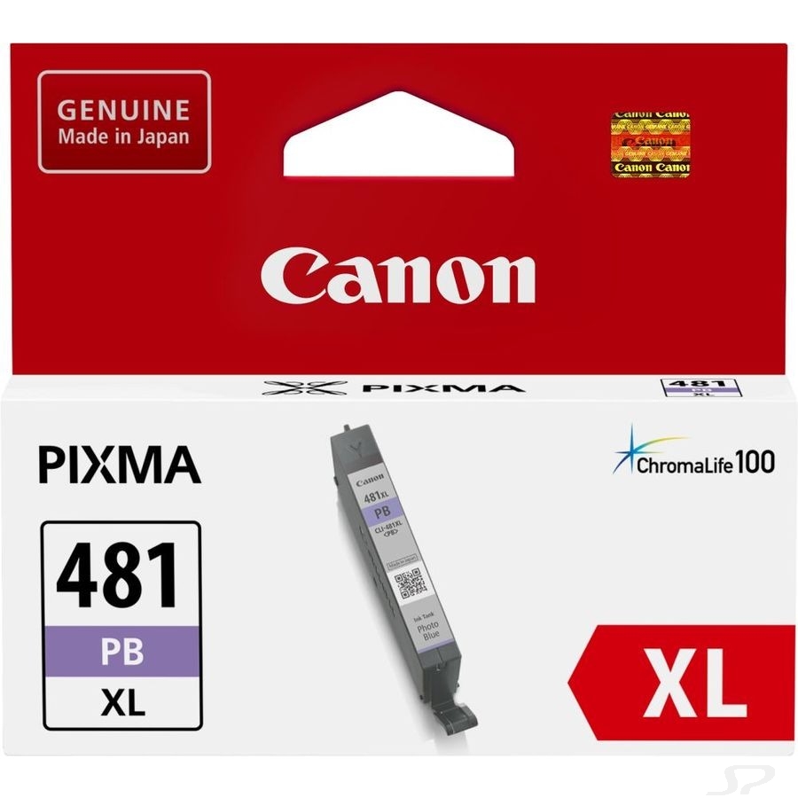 Расходные материалы Canon CLI-481XL PB 2048C001 Картридж для PIXMA TS6140/ TS8140TS/ TS9140/ TR7540/ TR8540, фото голубой - 64824